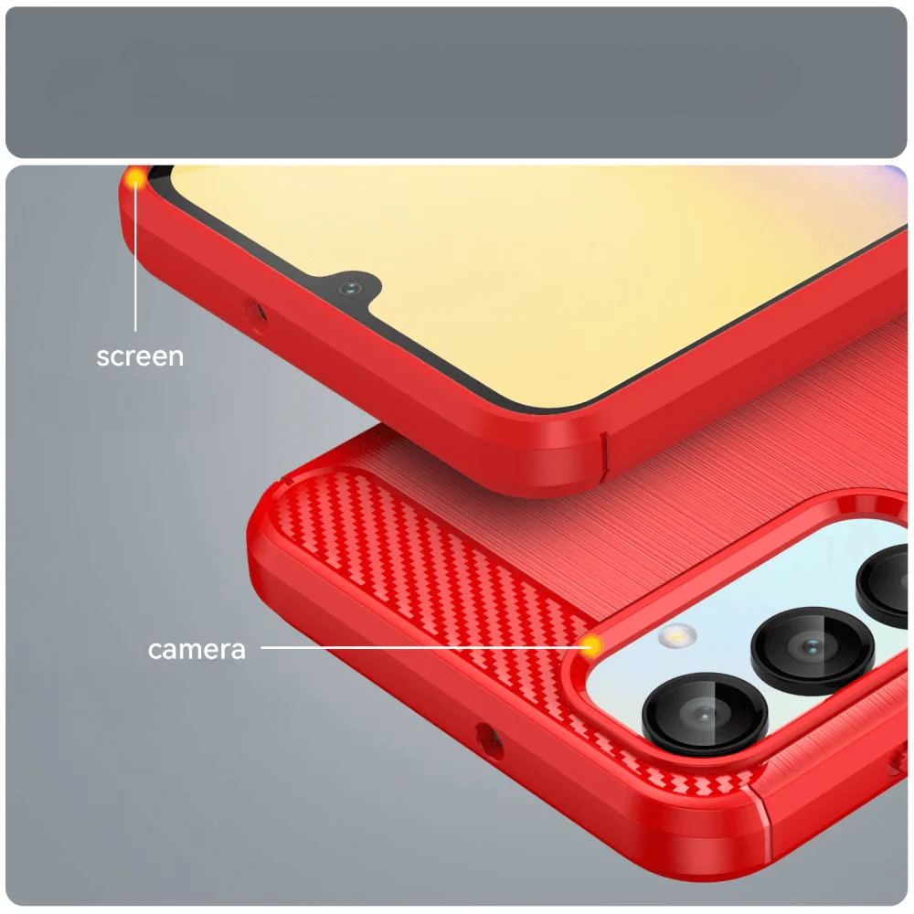 Galaxy A16 - Metall Carbon Look Hülle - Image 11