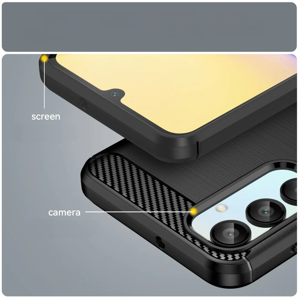 Galaxy A16 - Metall Carbon Look Hülle - Image 4