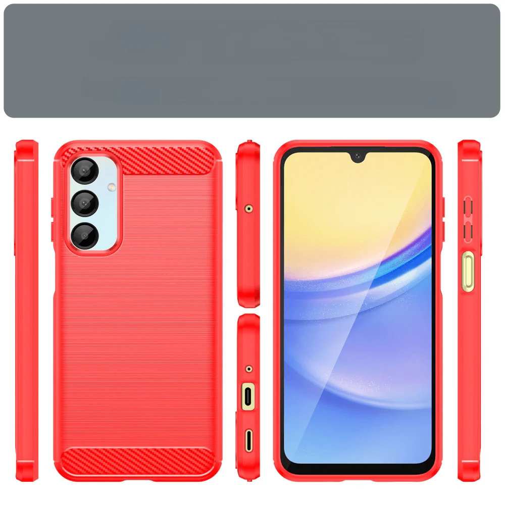 Galaxy A16 - Metall Carbon Look Hülle - Image 8