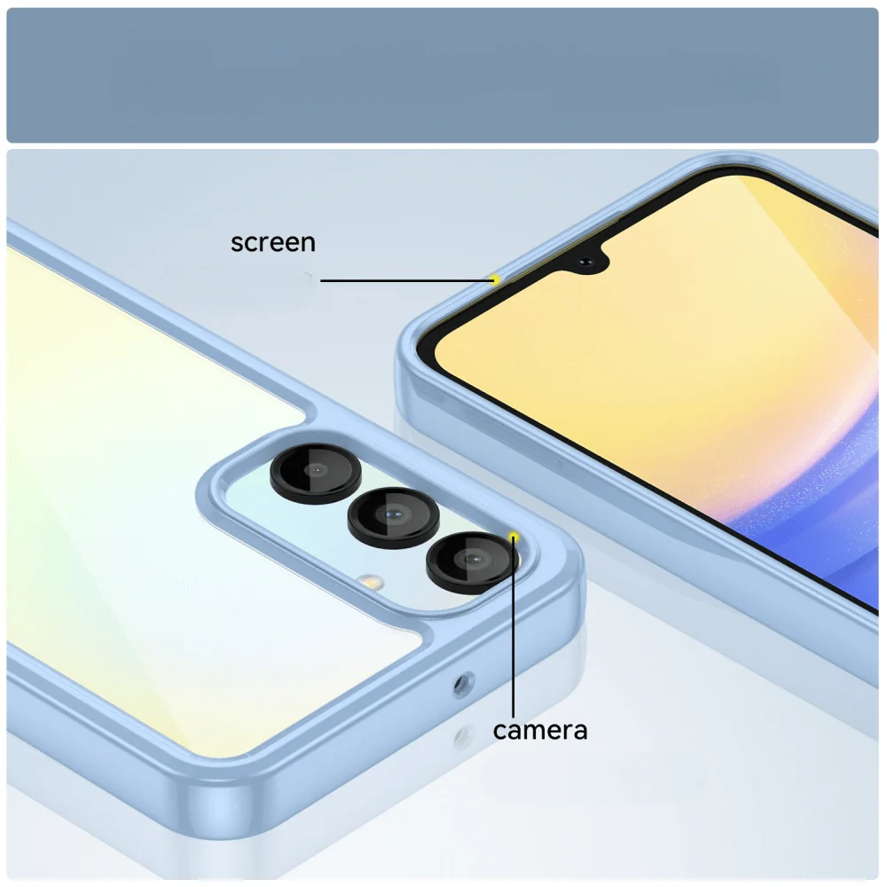 Galaxy A16 - Schützende Acryl-Handyhülle mit erhöhtem Rand - Image 9