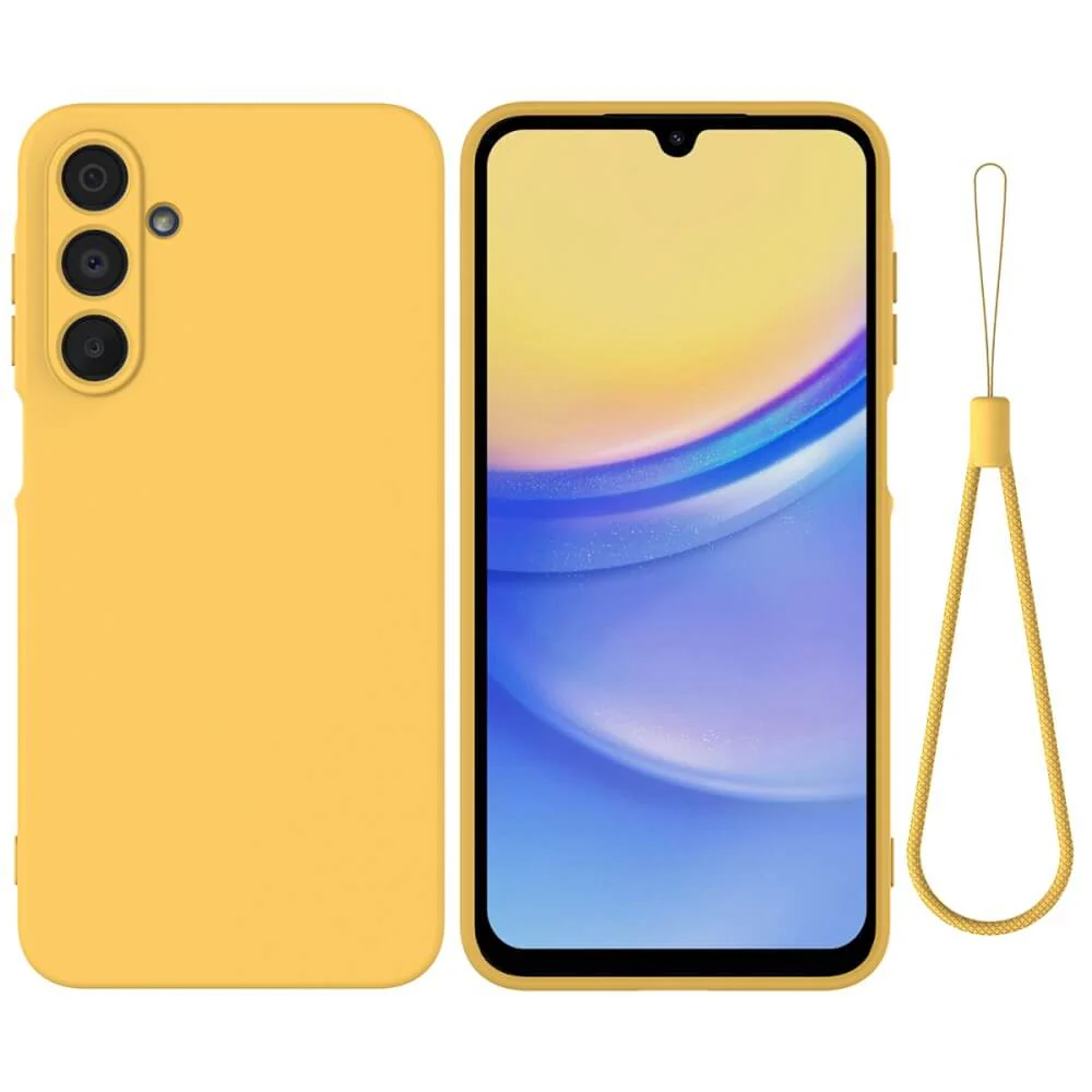 Galaxy A16 - Silikon Gummi Hülle mit Riemen - Image 22