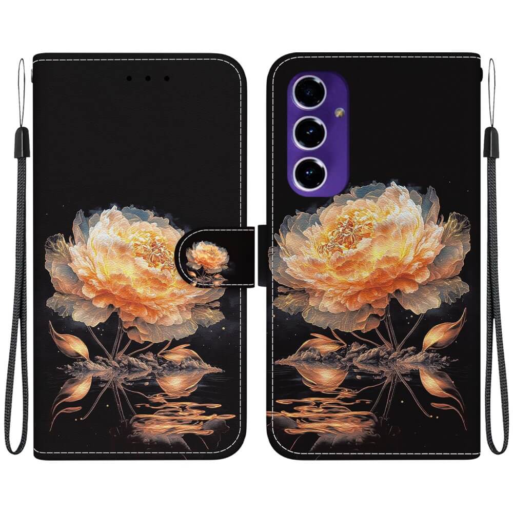 Galaxy A16 - Tasche Hülle mit Blüten Motiv - Image 18