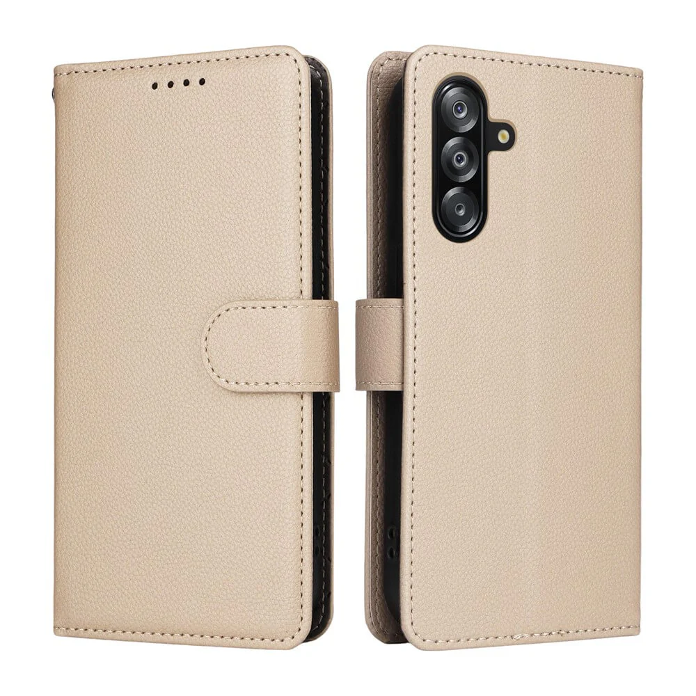 Galaxy A17 / A16 / A26 - Lederoptik-HĂŒlle mit strukturierter OberflĂ€che - Image 3