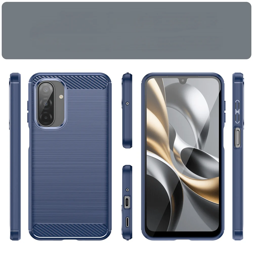 Galaxy A17 / A16 / A26 - Metall Carbon Look Hülle - Image 13