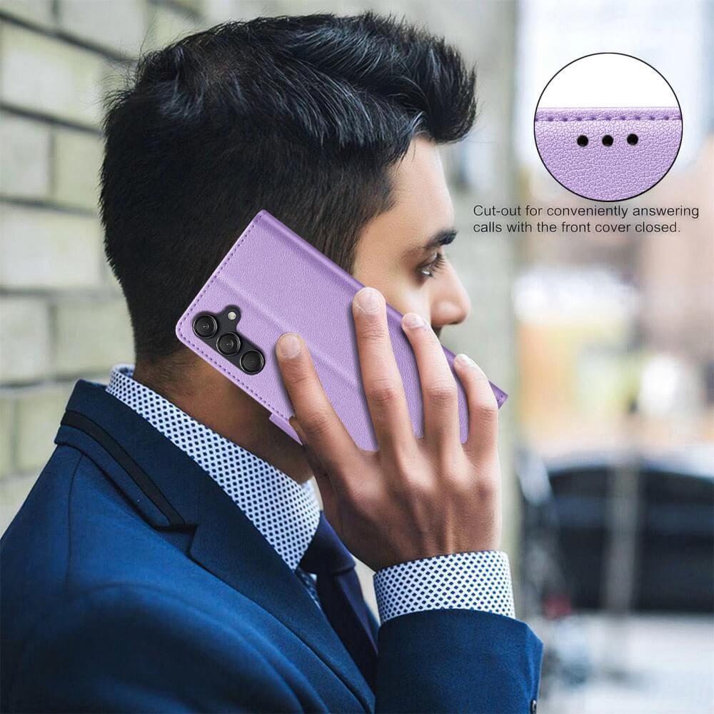 Galaxy A17 / A26 - BINFEN Leder Etui Hülle mit RFID Blocker - Image 28