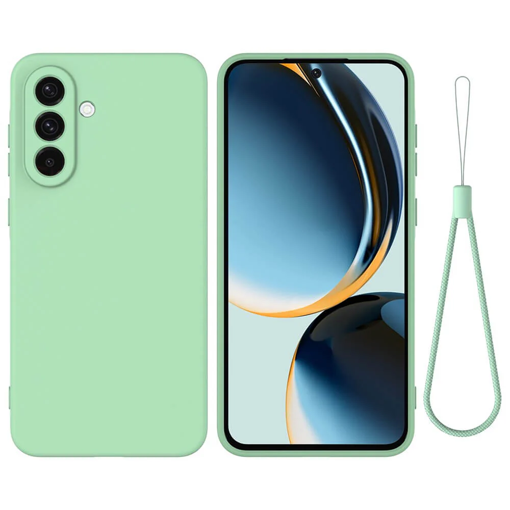 Galaxy A17 - Silikon Gummi Hülle mit Riemen - Image 17