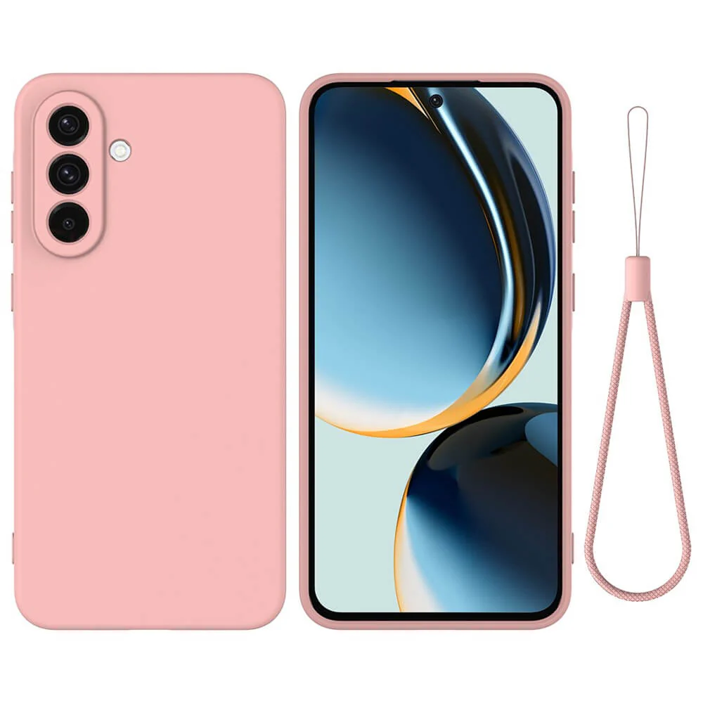 Galaxy A17 - Silikon Gummi Hülle mit Riemen - Image 22