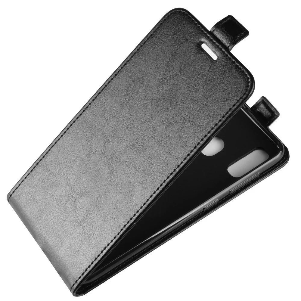 Galaxy A20e- Klassisches Leder Flip Case Vertikal - Image 7