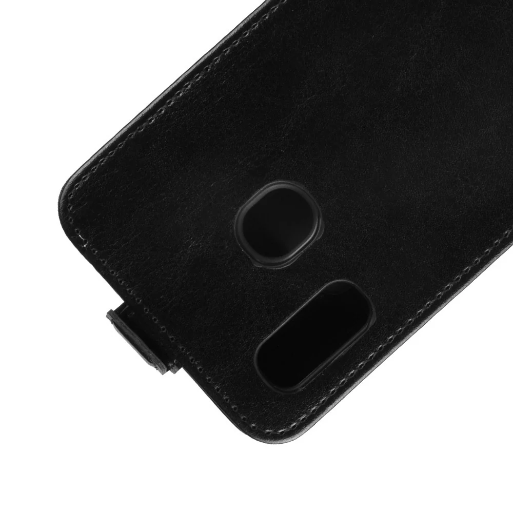 Galaxy A20e- Klassisches Leder Flip Case Vertikal - Image 8
