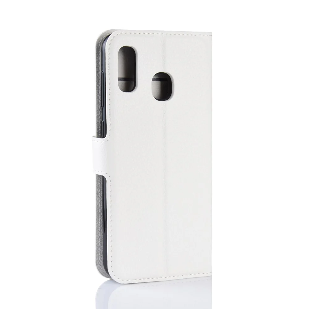 Galaxy A20e - Leder Etui Hülle mit Kartenfächern - Image 5