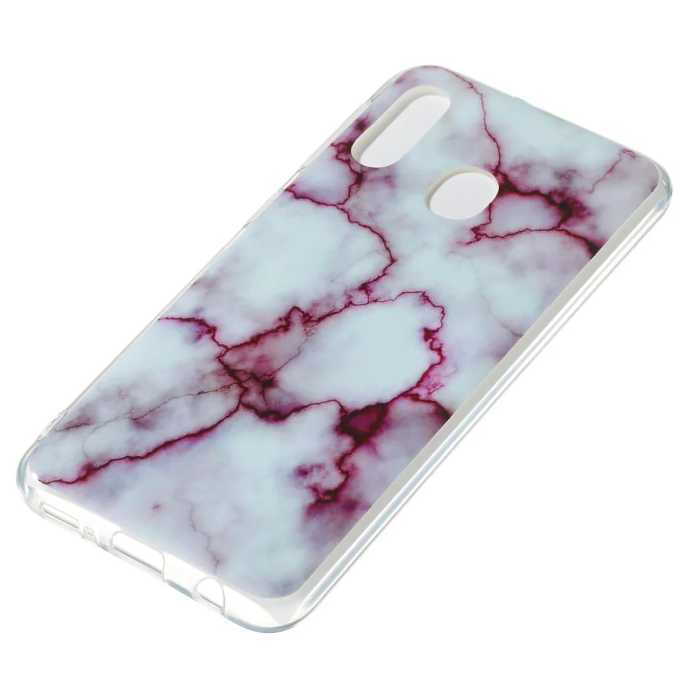Galaxy A20e - Silikon Gummi Case Marmor - Image 5