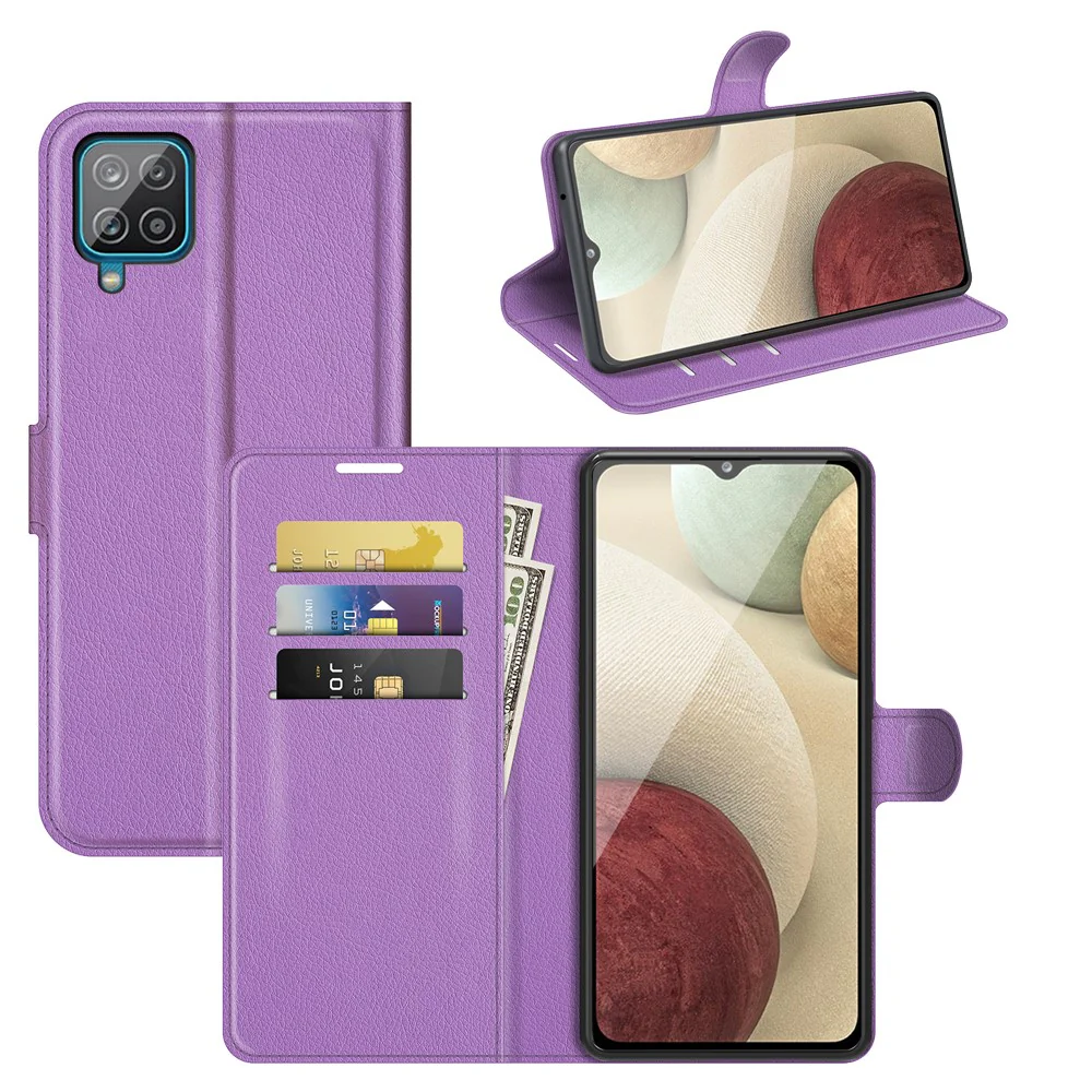 Galaxy A22 4G - Leder Etui Hülle - Image 36