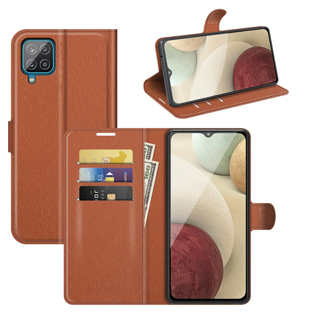 Galaxy A22 4G - Leder Etui Hülle - Image 41