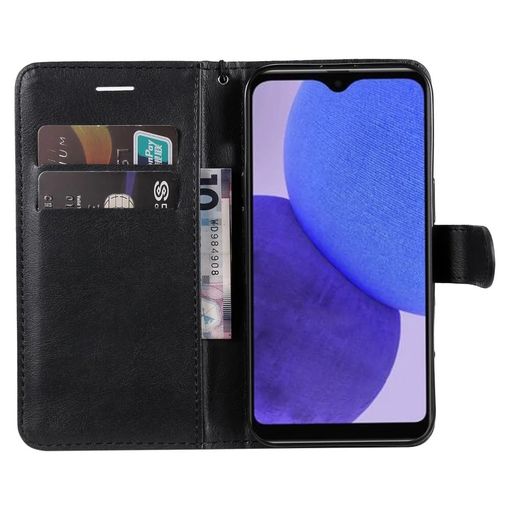 Galaxy A23e - Leder Etui Hülle - Image 16