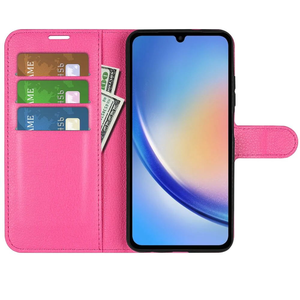 Galaxy A35 - Leder Etui Hülle - Image 38