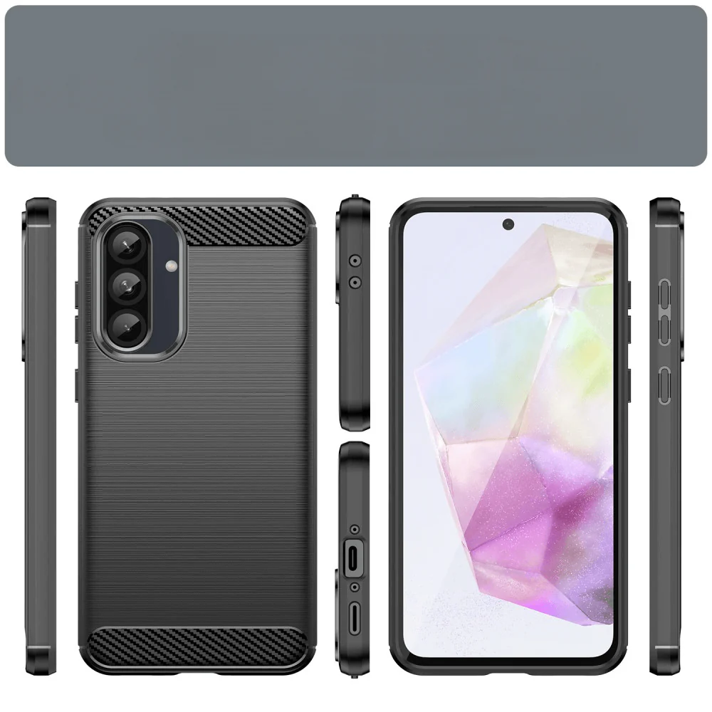 Galaxy A36 / A56 5G - Metall Carbon Look Hülle - Image 3