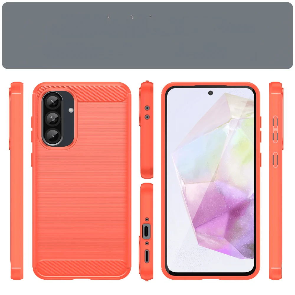 Galaxy A36 / A56 5G - Metall Carbon Look Hülle - Image 6