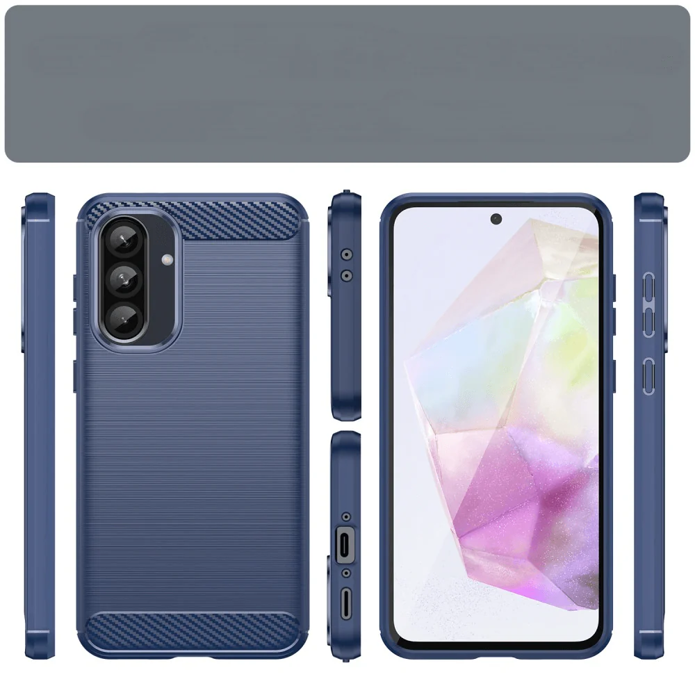 Galaxy A36 / A56 5G - Metall Carbon Look Hülle - Image 9
