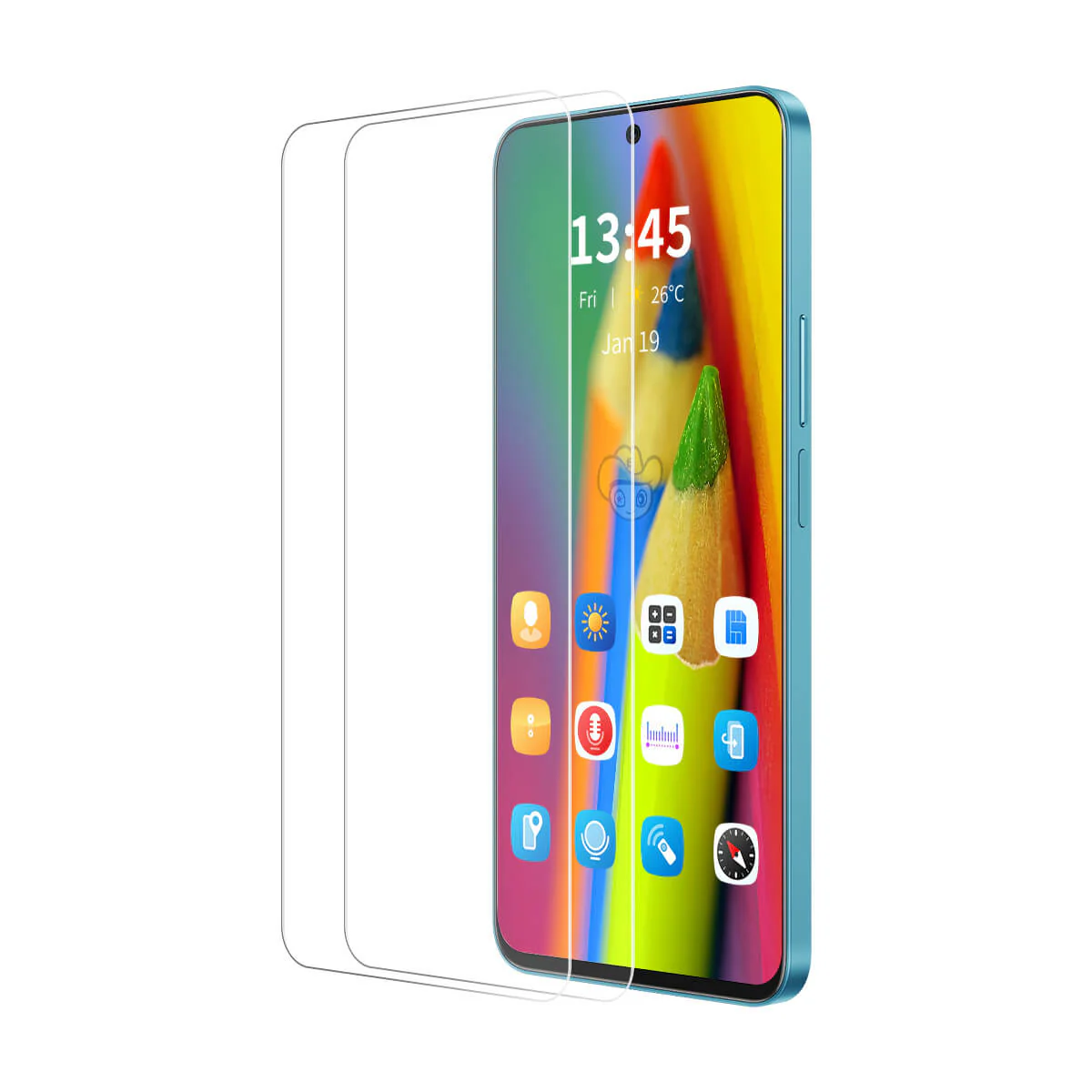 Galaxy A37 - Enkay 2 Stk. Panzerglas Display