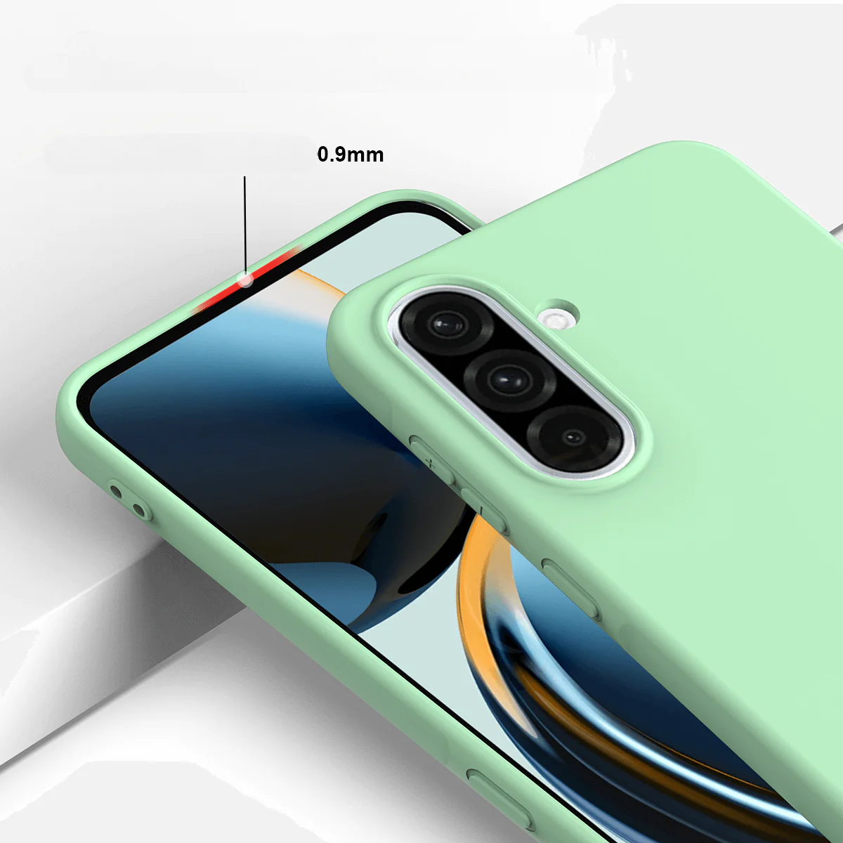 Galaxy A37 Silikon Gummi Hülle mit Riemen - Image 17