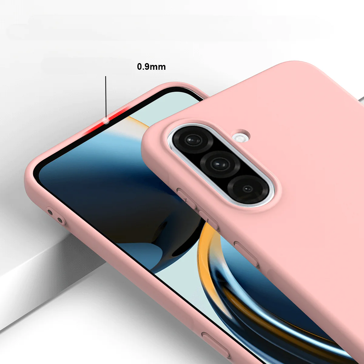 Galaxy A37 Silikon Gummi Hülle mit Riemen - Image 23