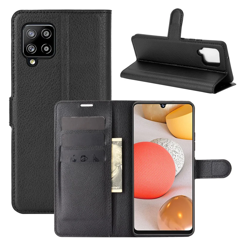 Galaxy A42 - Leder Etui Hülle - Image 10