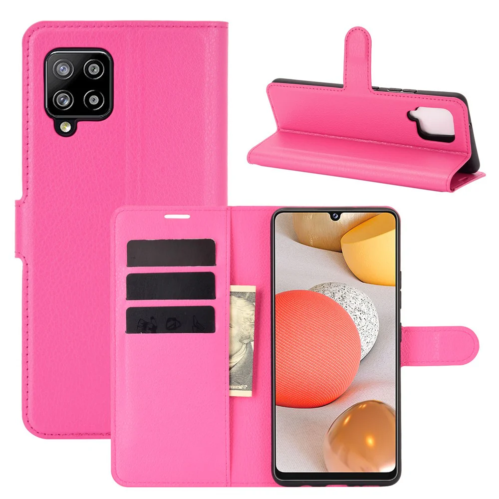 Galaxy A42 - Leder Etui Hülle - Image 35