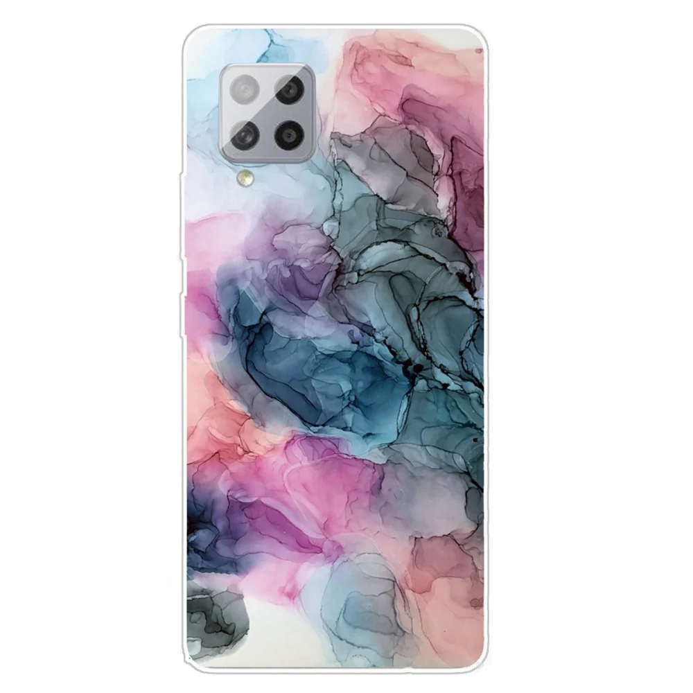 Galaxy A42 - Silikon Gummi Case Marble - Image 7