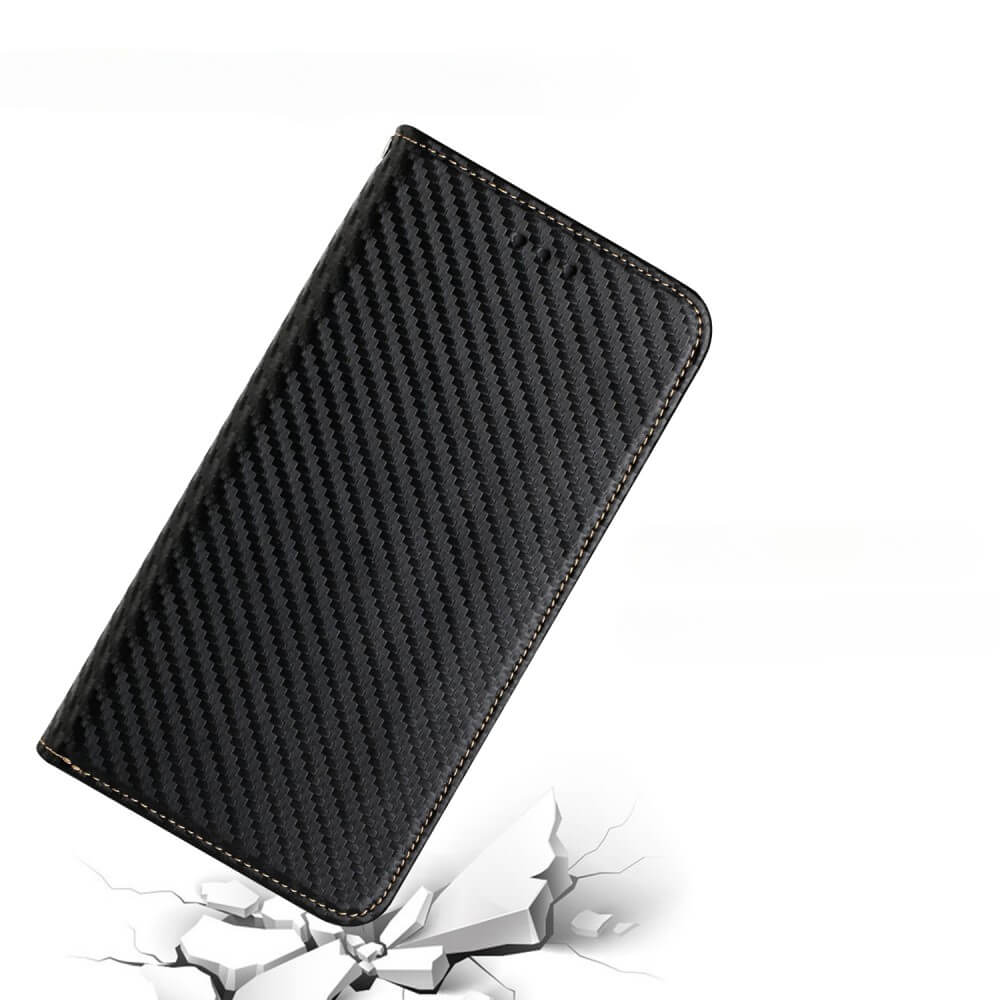 Galaxy A55 - Carbon Look Flip Case - Image 5