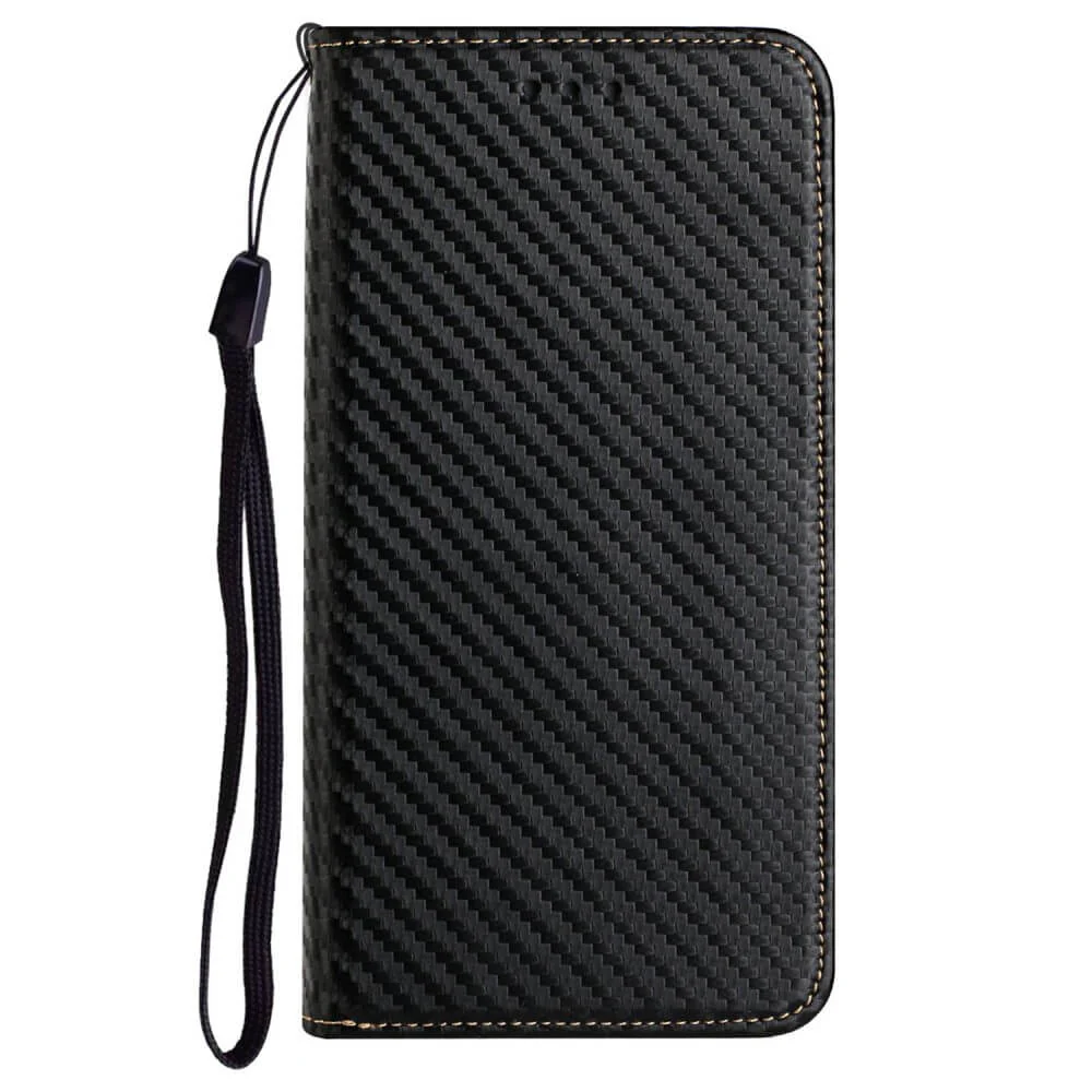 Galaxy A55 - Carbon Look Flip Case - Image 8