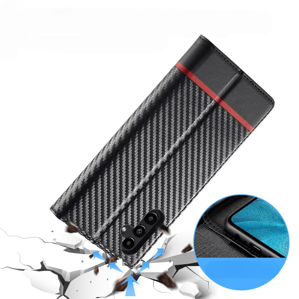 Galaxy A55 - LC.IMEEKE Hülle Carbon Fiber - Image 4