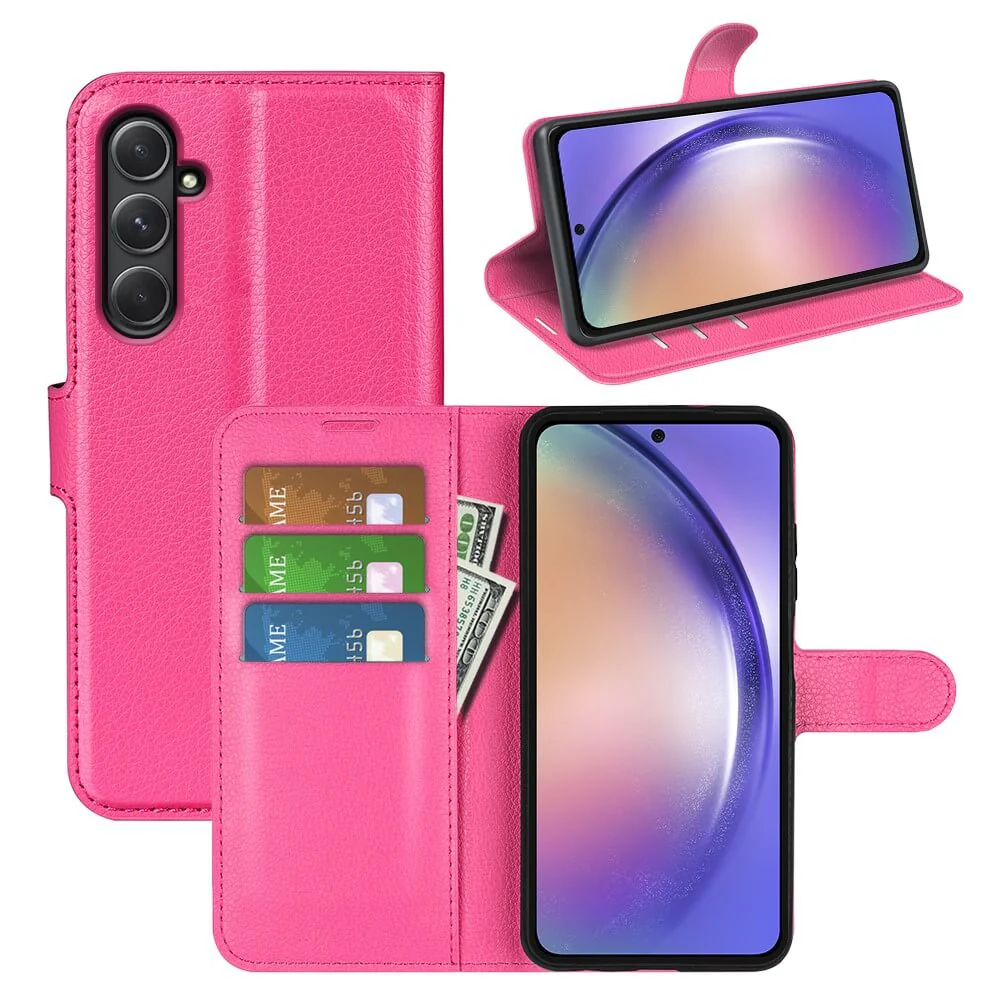 Galaxy A55 - Leder Etui Hülle - Image 34