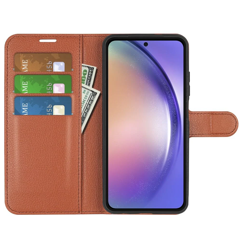 Galaxy A55 - Leder Etui Hülle - Image 59