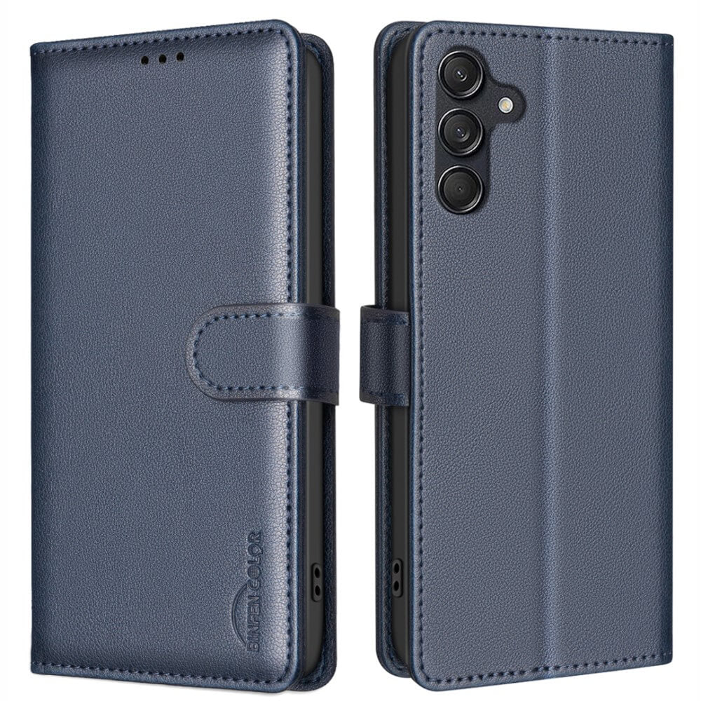 Galaxy A56 / Galaxy A36 - BINFEN Leder Etui Hülle mit RFID Blocker - Image 35