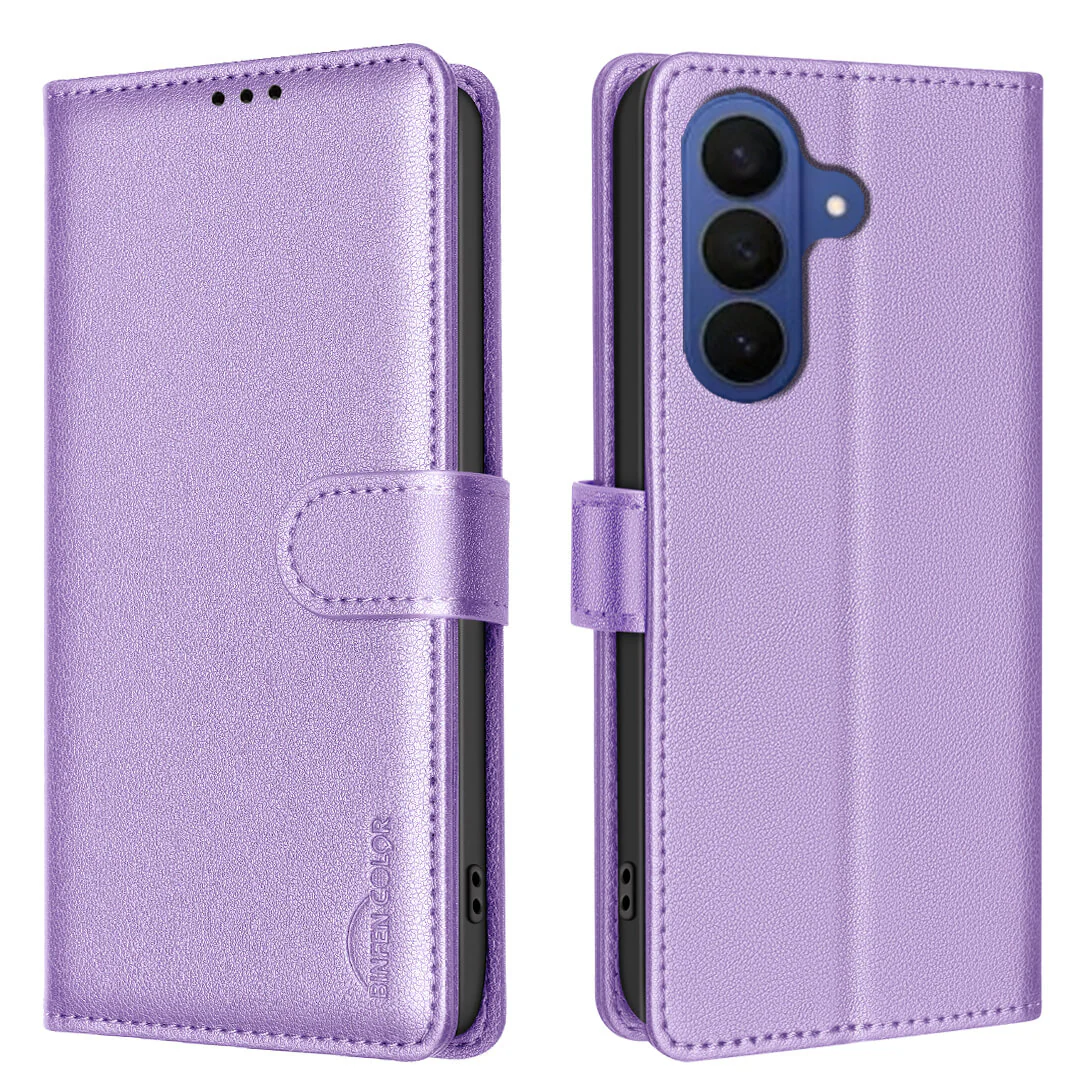 Galaxy A57 - BINFEN Leder Etui Hülle mit RFID Blocker - Image 21