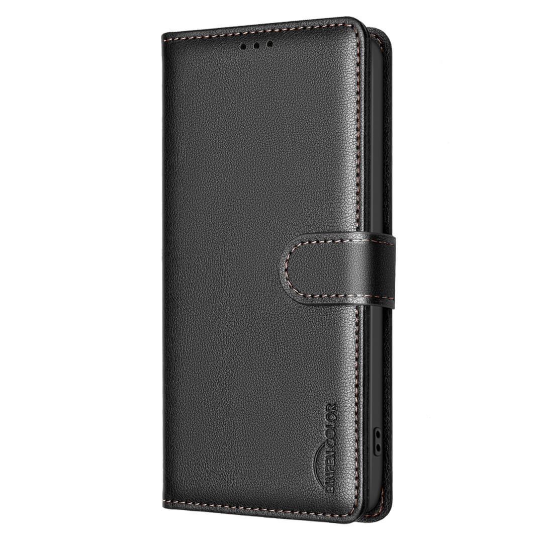 Galaxy A57 - BINFEN Leder Etui Hülle mit RFID Blocker - Image 4