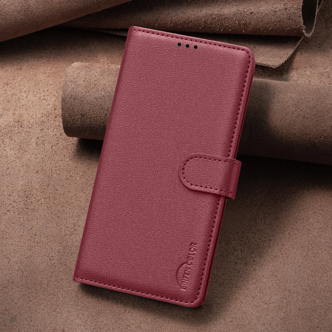 Galaxy A57 - BINFEN Leder Etui Hülle mit RFID Blocker - Image 9