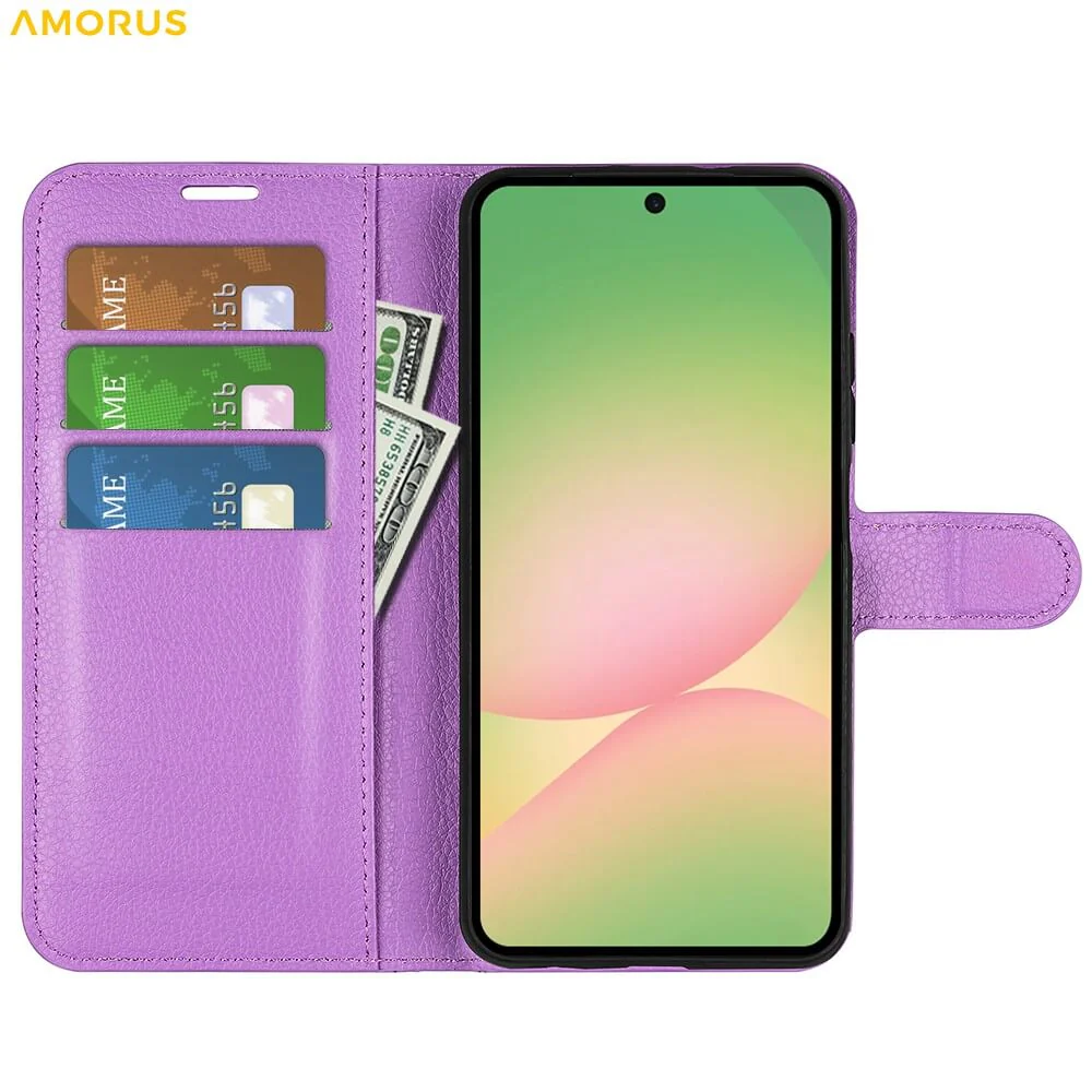 Galaxy A57 - Leder Etui Hülle - Image 37