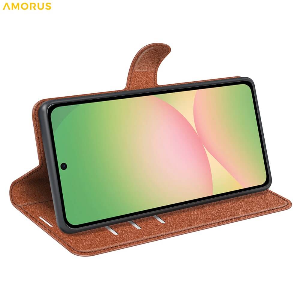 Galaxy A57 - Leder Etui Hülle - Image 43