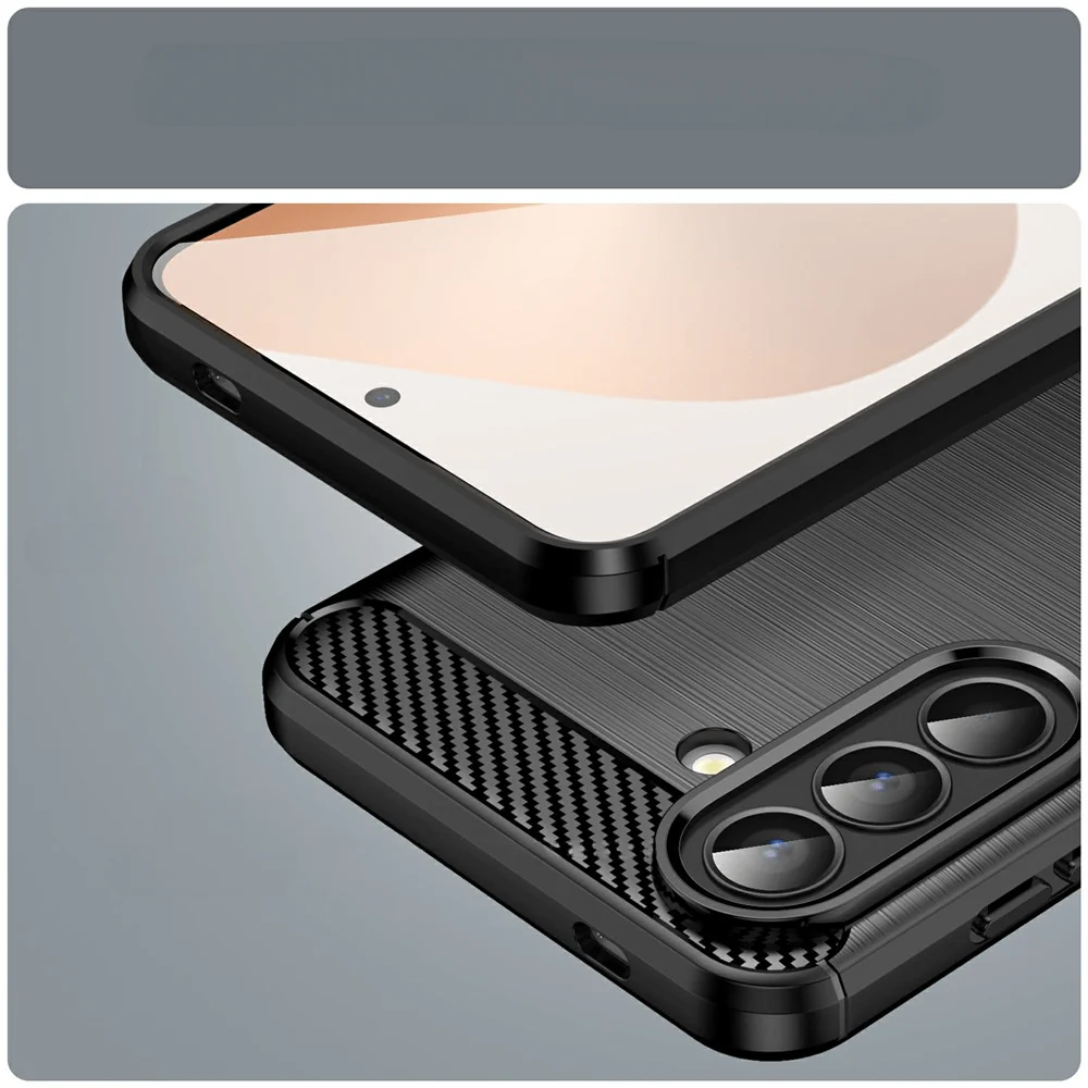 Galaxy A57 - Metall Carbon Look Hülle - Image 6