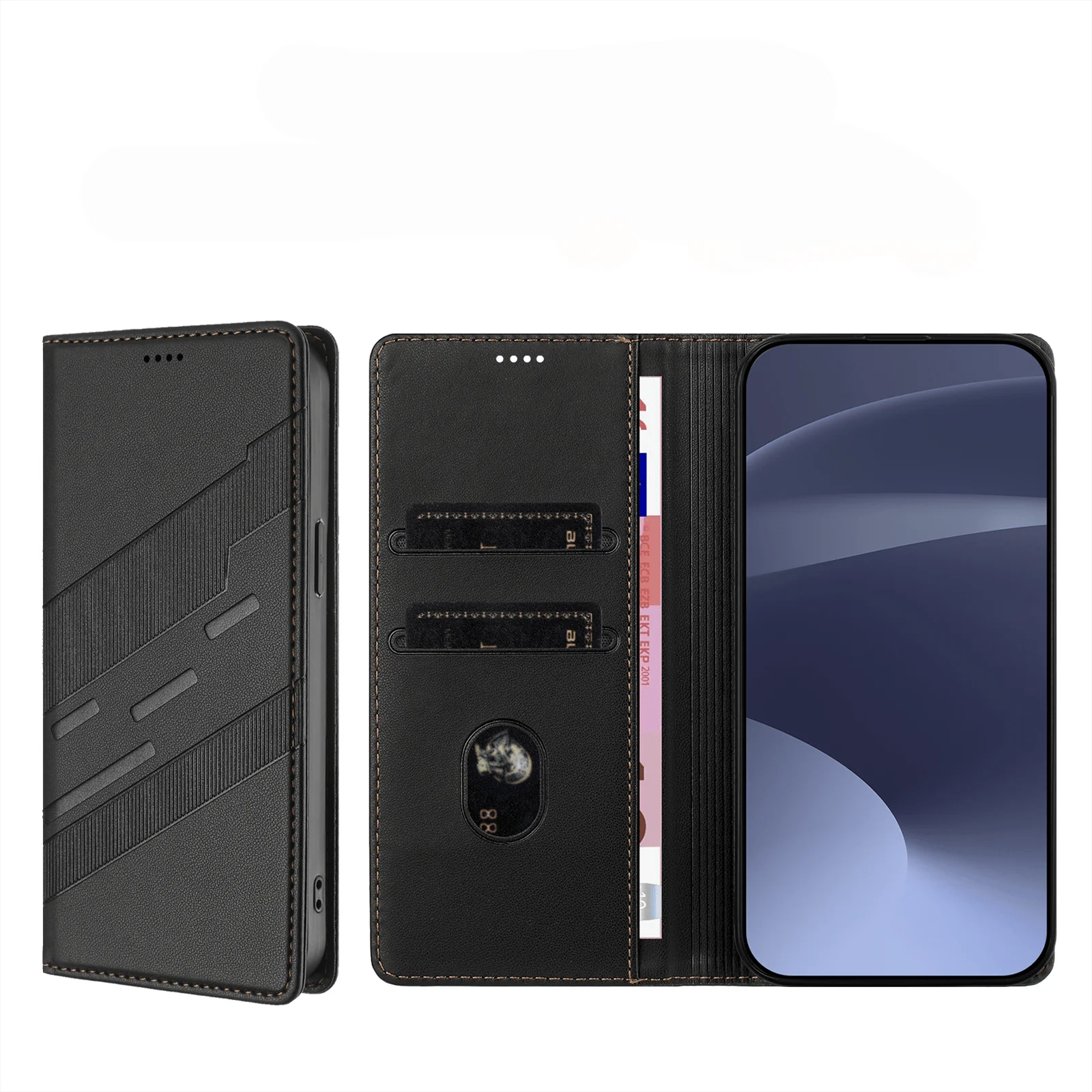 Galaxy A57 - Punk Style Wallet Case mit Standfunktion - Image 2