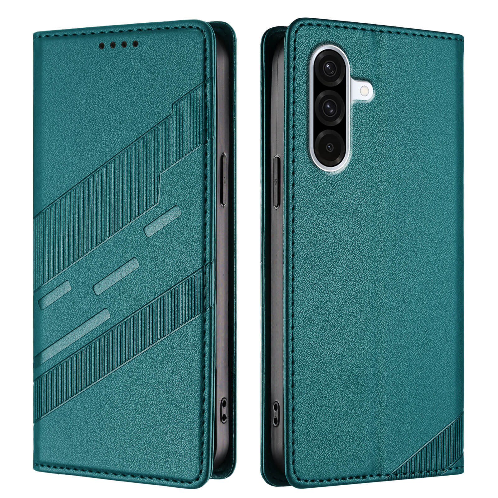 Galaxy A57 - Punk Style Wallet Case mit Standfunktion - Image 4