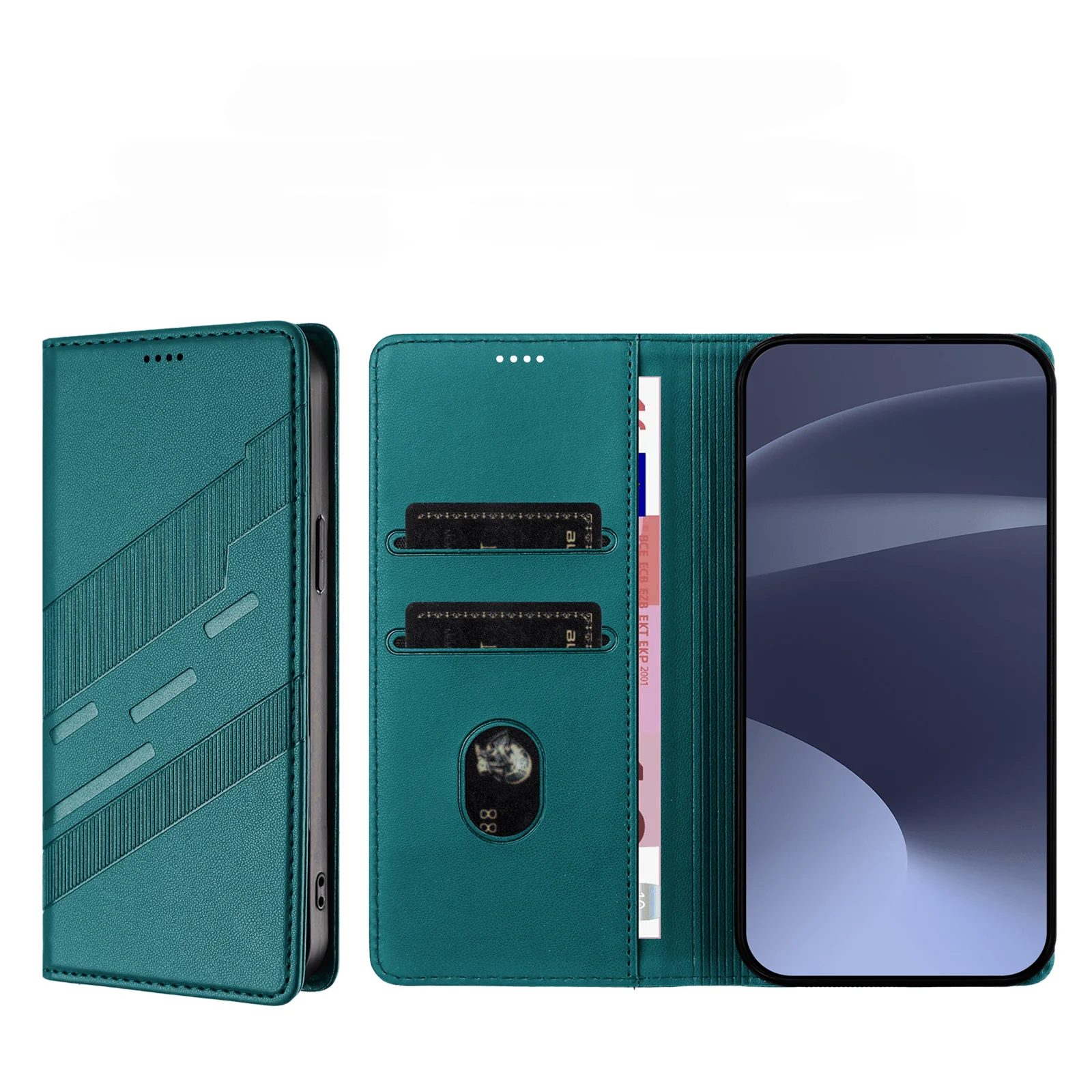 Galaxy A57 - Punk Style Wallet Case mit Standfunktion - Image 5