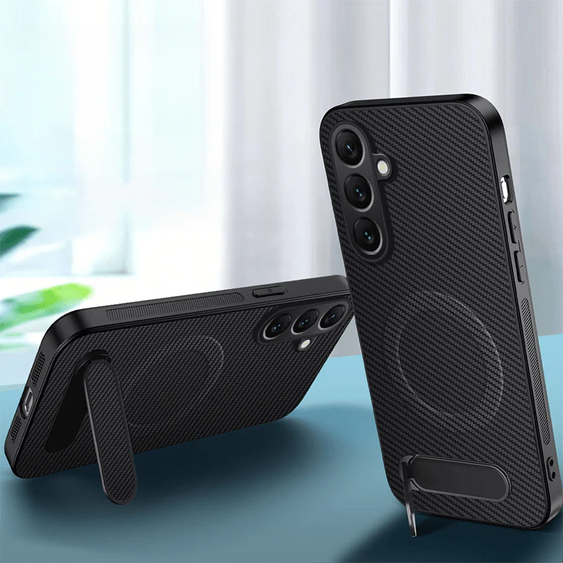 Galaxy A57 - Schutzhülle mit Magnetring, Standfunktion & 2x Panzerglas - Image 8