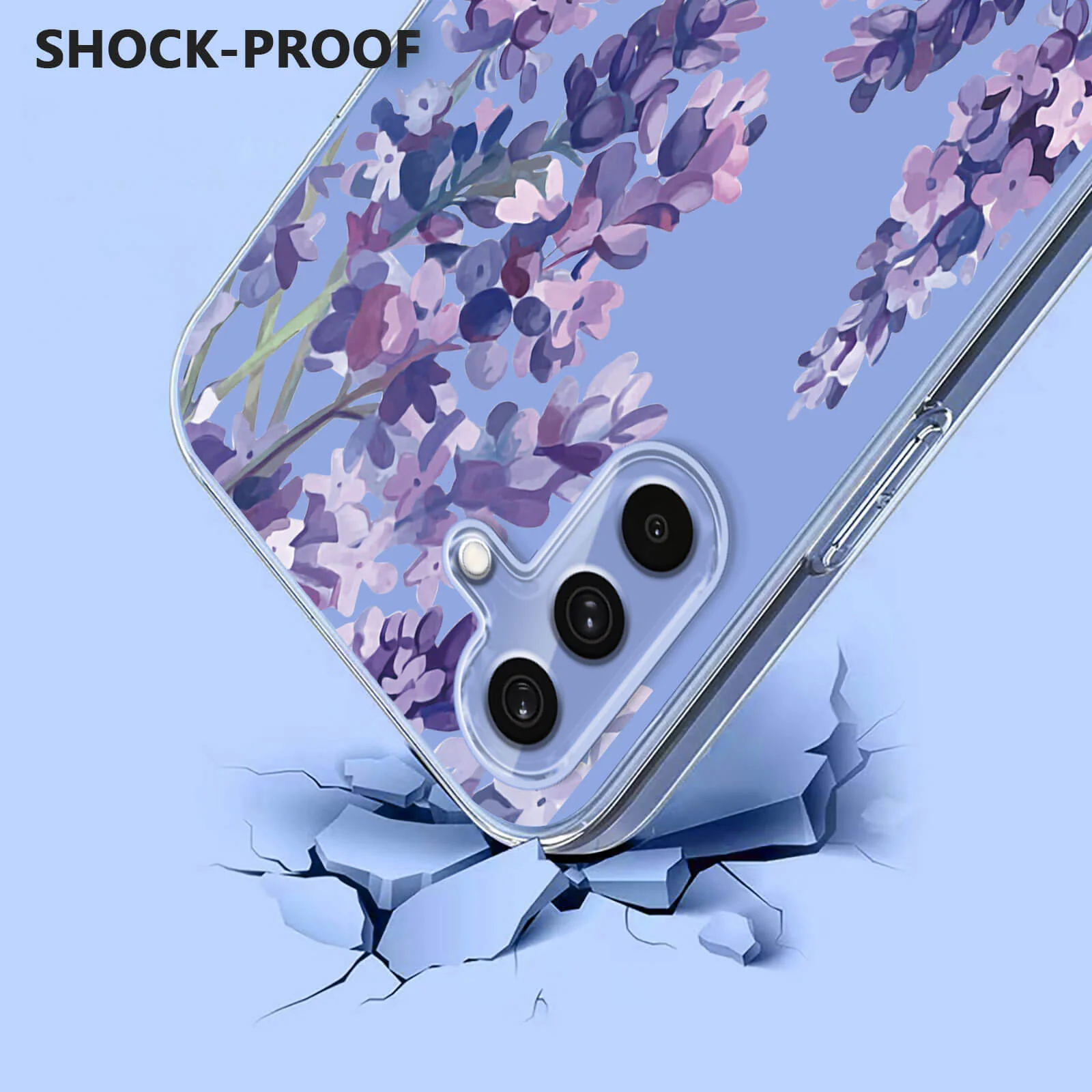 Galaxy A57 - Silikon Gummi Hülle Blumen - Image 23