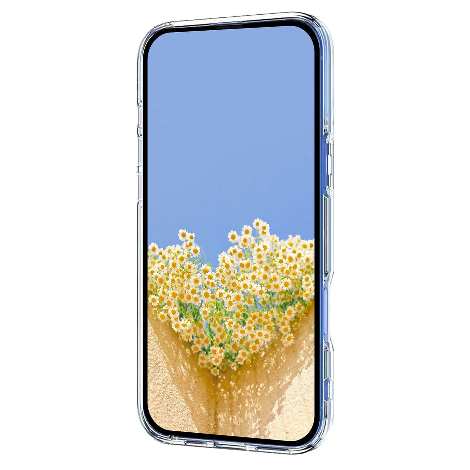 Galaxy A57 - Silikon Gummi Hülle Blumen - Image 25