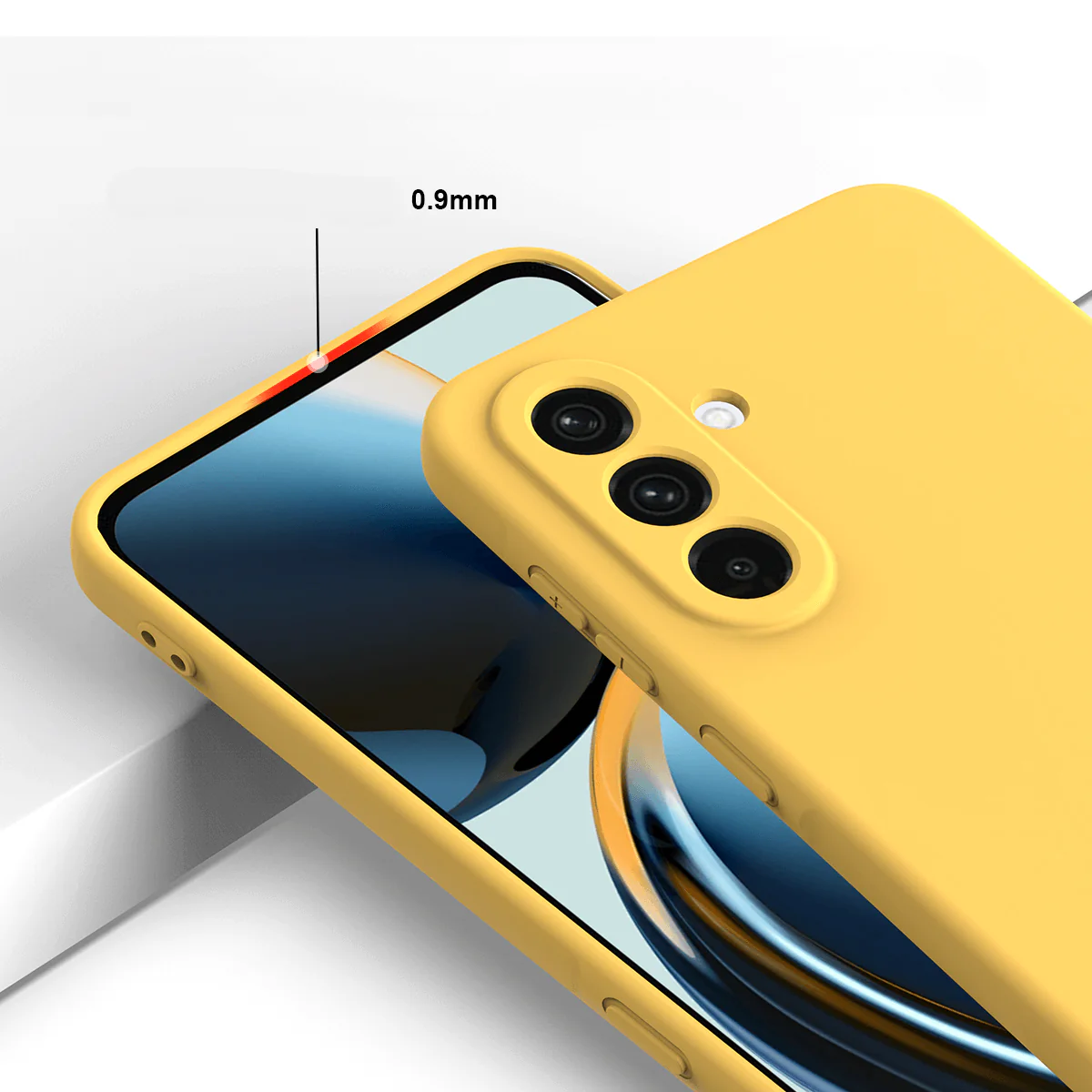 Galaxy A57 Silikon Gummi Hülle mit Riemen - Image 13