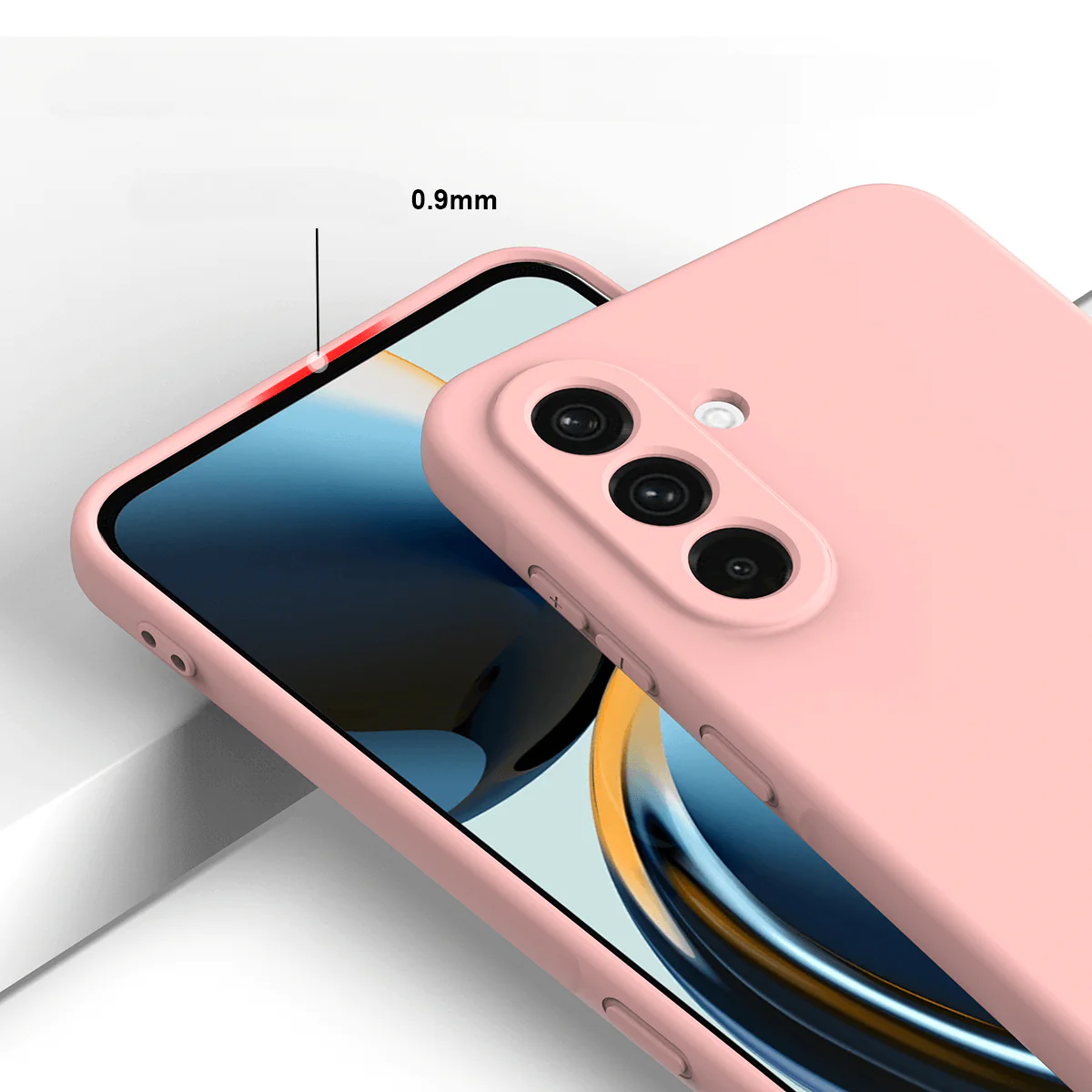Galaxy A57 Silikon Gummi Hülle mit Riemen - Image 23