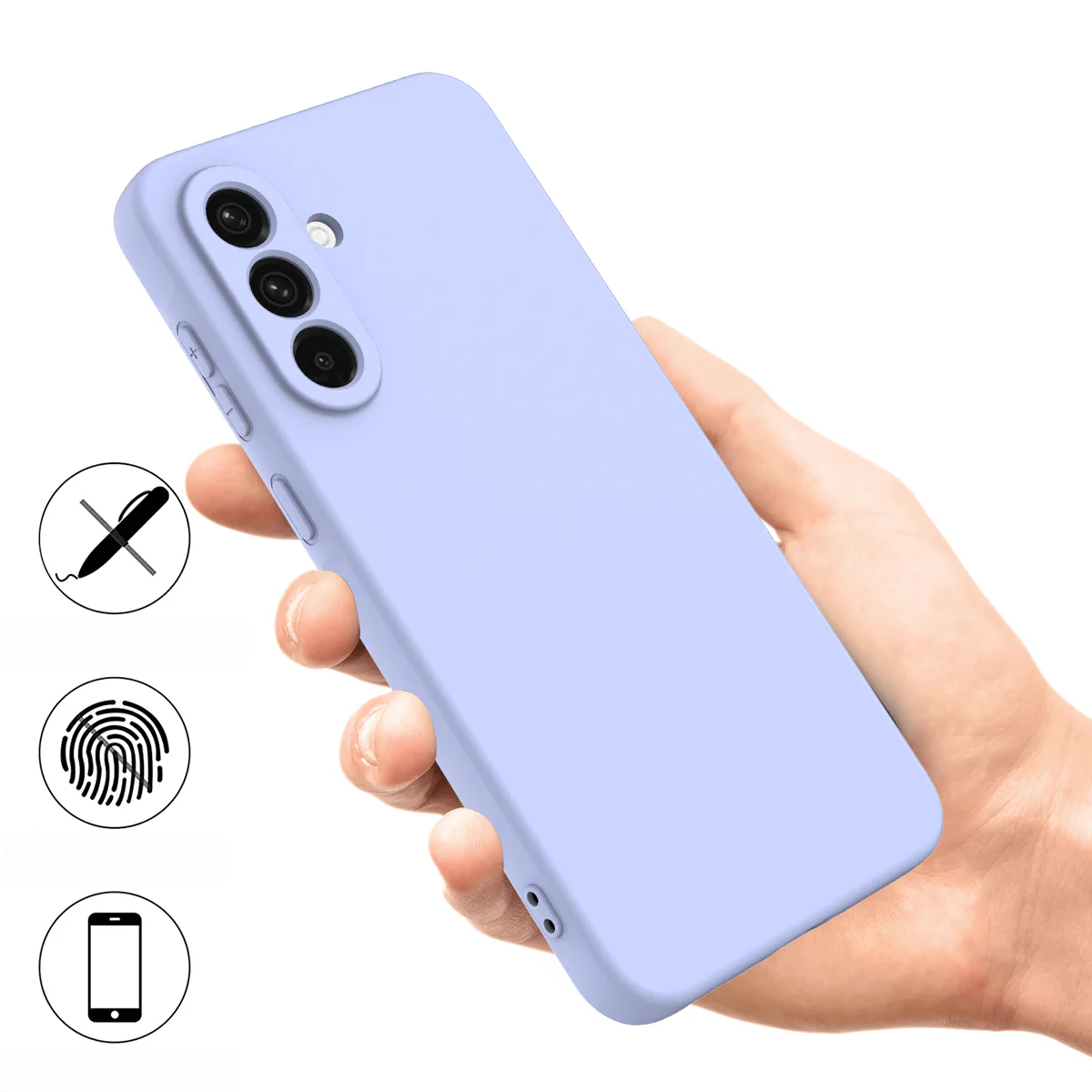 Galaxy A57 Silikon Gummi Hülle mit Riemen - Image 27