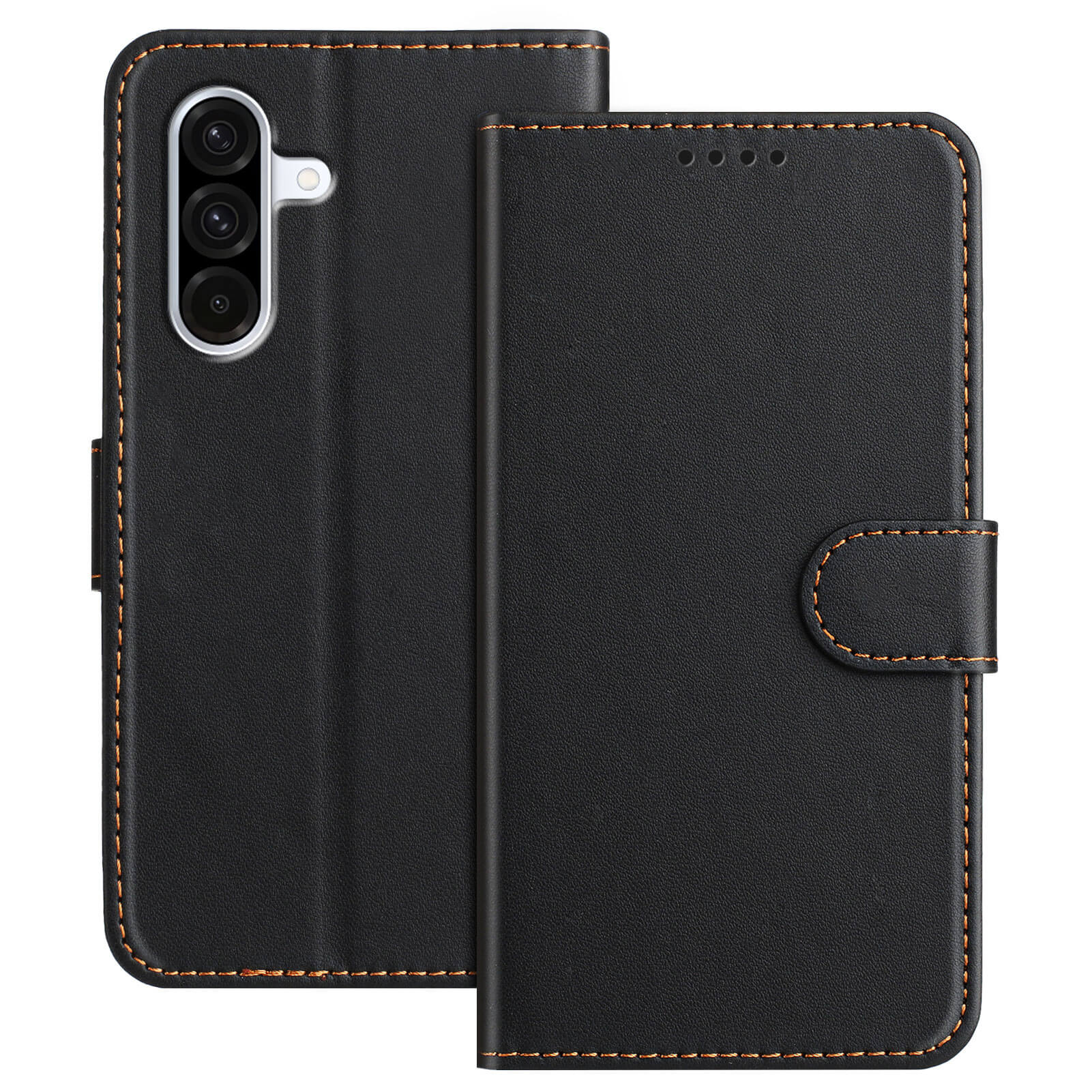 Galaxy A57 - Solide Leder Etui Hülle